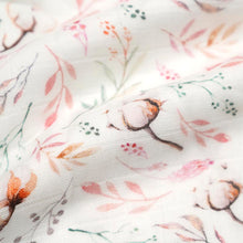 Load image into Gallery viewer, Silky Muslin Fitted Crib Sheet_Cotton Flower