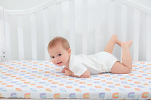 Load image into Gallery viewer, Silky Muslin Fitted Crib Sheet Rainbow