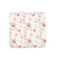 Load image into Gallery viewer, Silky Muslin Fitted Crib Sheet_Starfish