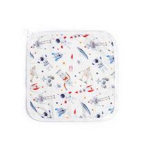 Load image into Gallery viewer, Bamboo Muslin Washcloth _ Spaceman