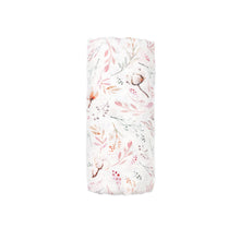 Load image into Gallery viewer, Silky Muslin Swaddle Blanket _ Cotton Flower