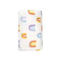 Load image into Gallery viewer, Silky Muslin Dream Blanket _ Rainbow