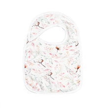 Load image into Gallery viewer, Silky Muslin Snap Bib + Washcloth Set _ Cotton Flower