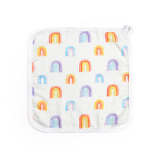Load image into Gallery viewer, Bamboo Muslin Washcloth _ Rainbow