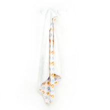 Load image into Gallery viewer, Silky Muslin Hooded Bath Towel _ Rainbow