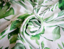 Load image into Gallery viewer, Silky Muslin Fitted Crib Sheet Rain Forest