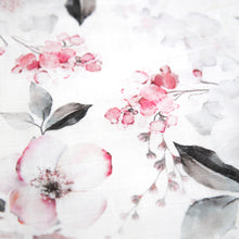 Load image into Gallery viewer, Silky Muslin Fitted Crib Sheet Blooming Flower