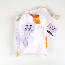 Load image into Gallery viewer, Silky Muslin Swaddle Blanket Animal Kingdom