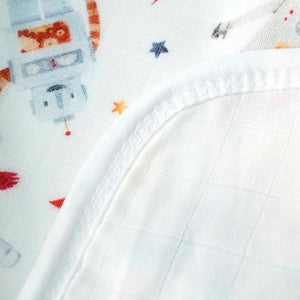 Silky Muslin Dream Blanket _ Spaceman