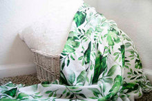 Load image into Gallery viewer, Silky Muslin Swaddle Blanket Rain Forest
