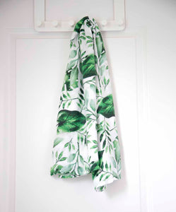 Silky Muslin Swaddle Blanket Rain Forest