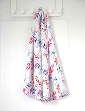 Load image into Gallery viewer, Silky Muslin Swaddle Blanket Rowan Berry
