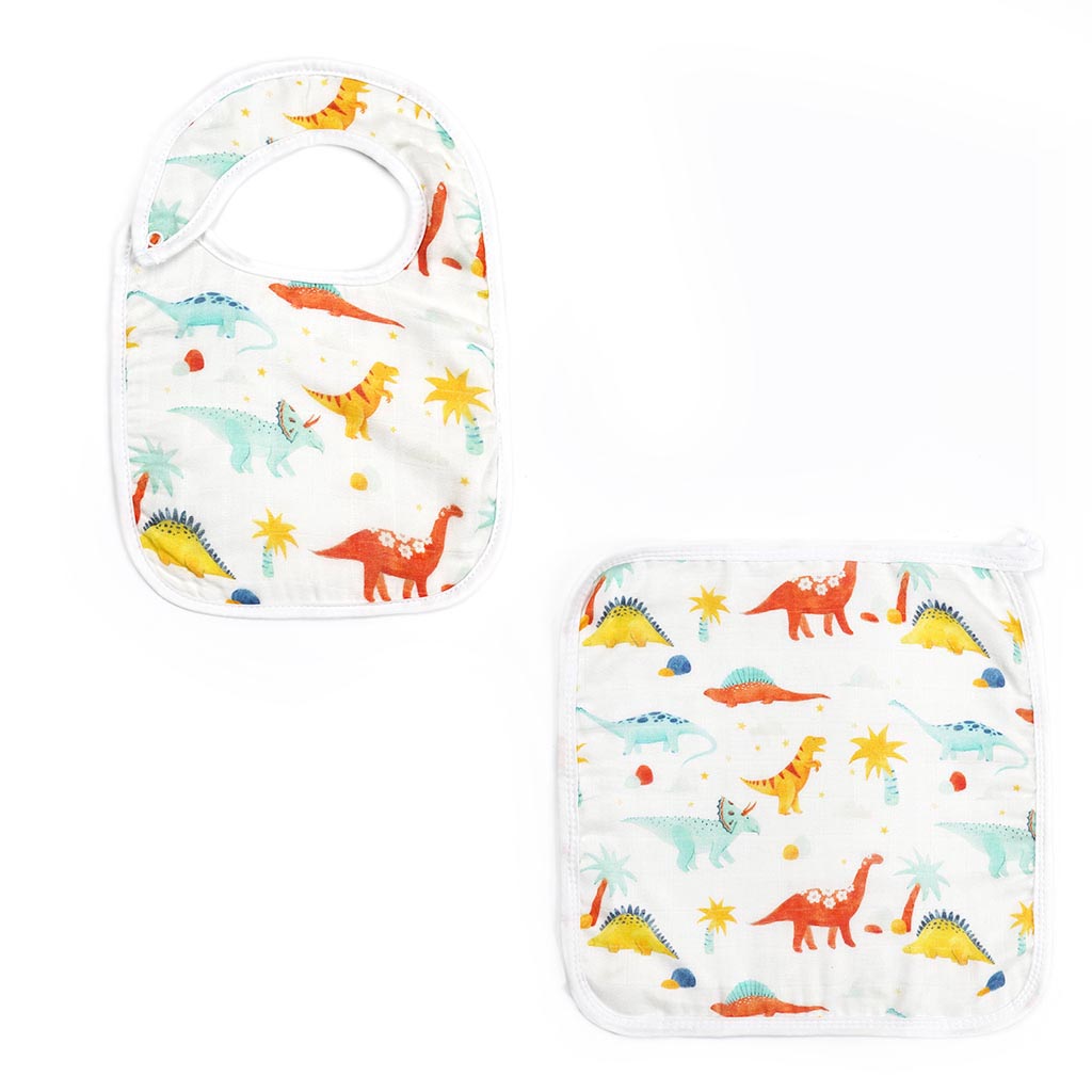 Snap Bib + Washcloth