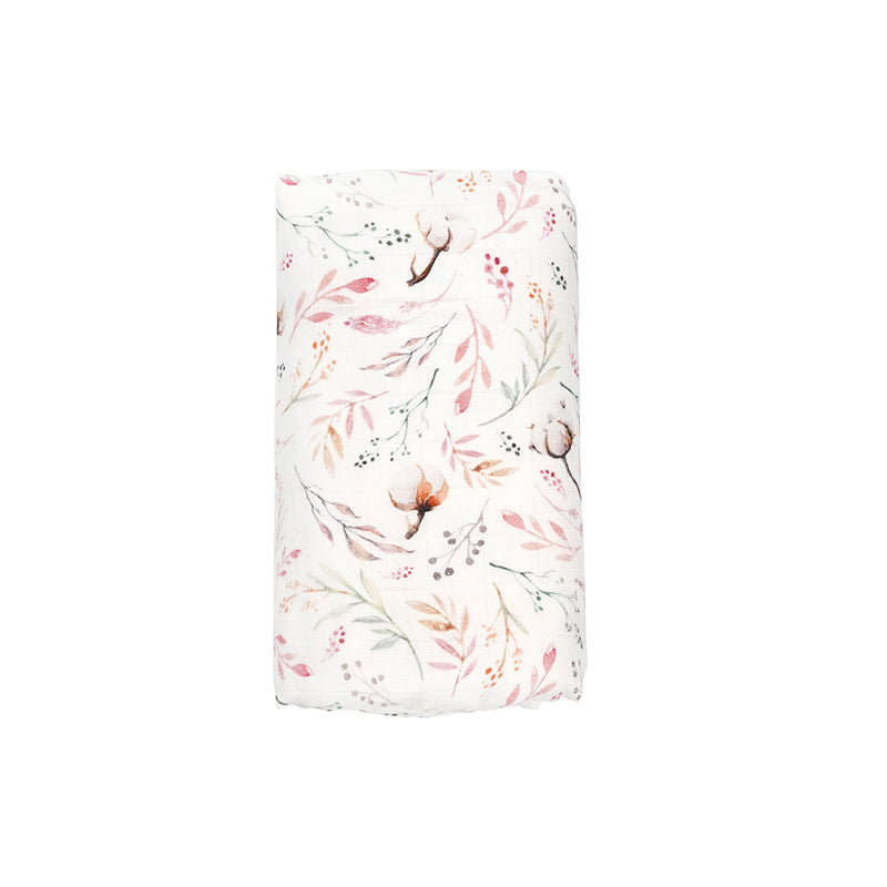 Silky Muslin Dream Blanket Cotton Flower