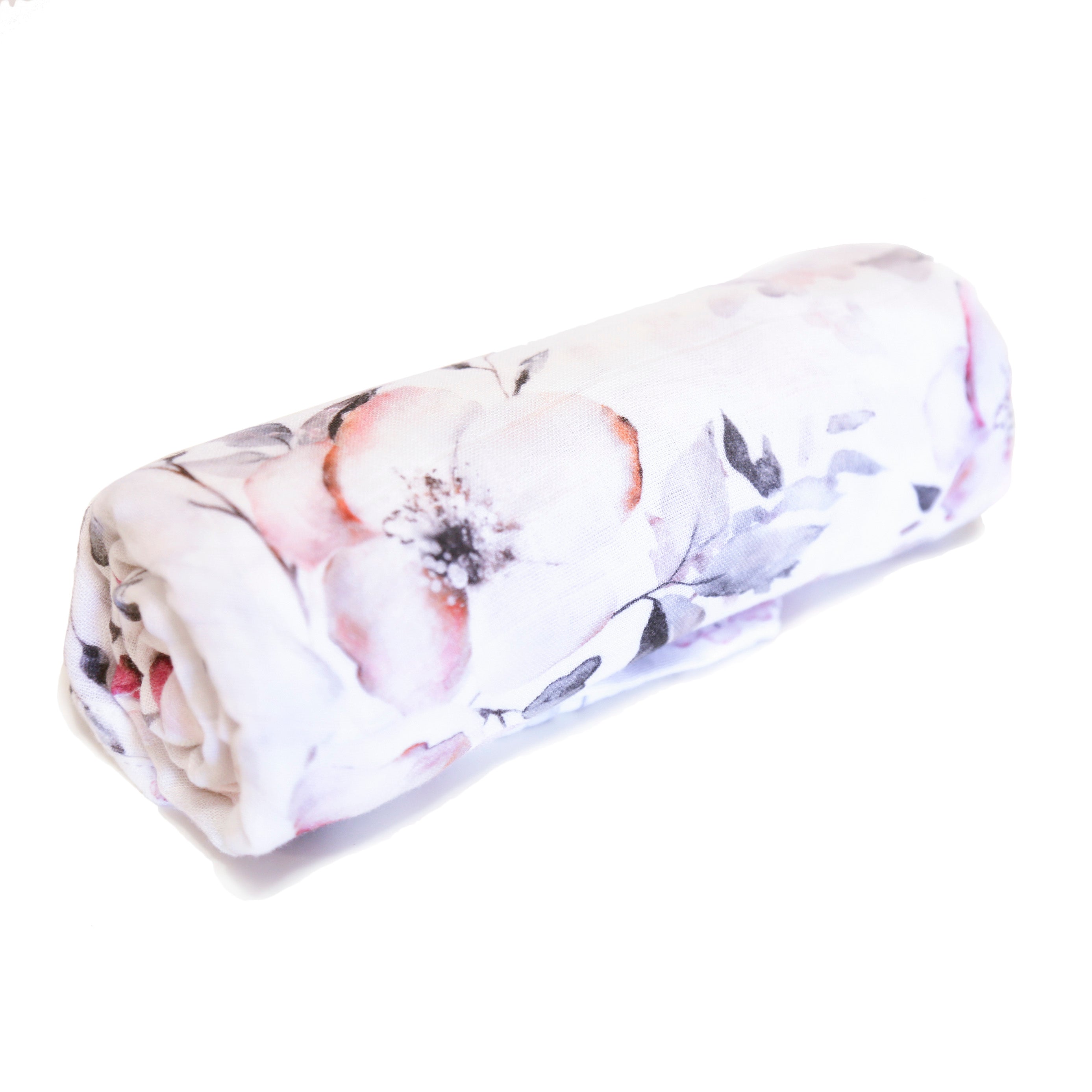 Silky Muslin Swaddle Blanket Blooming Flower